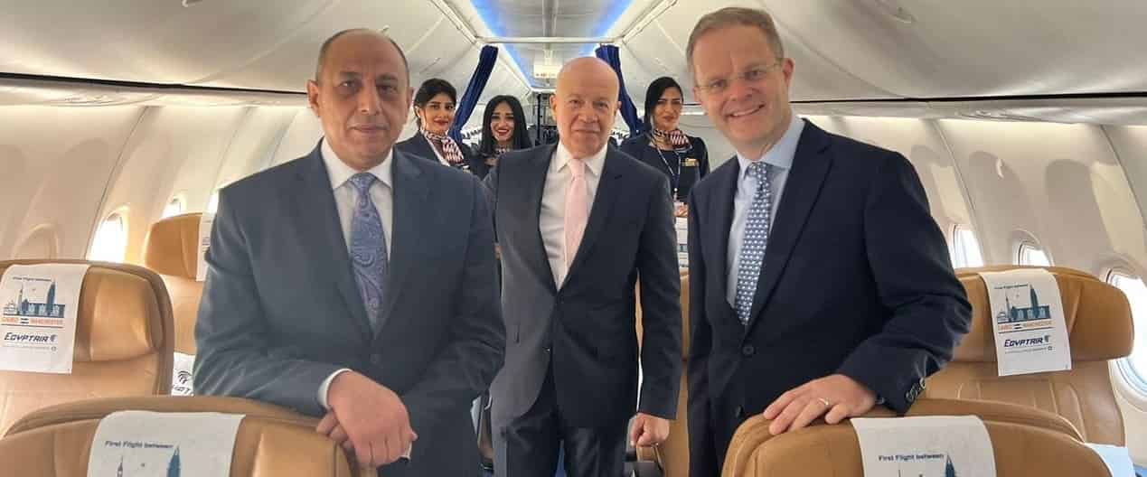 EgyptAir operates 1st Cairo-Manchester direct flight


